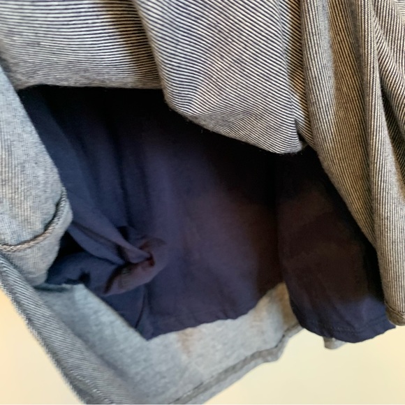 Anthropologie Dolan Left Coast Collection Mini Striped Tie Front T-Shirt Dress M - Picture 7 of 8